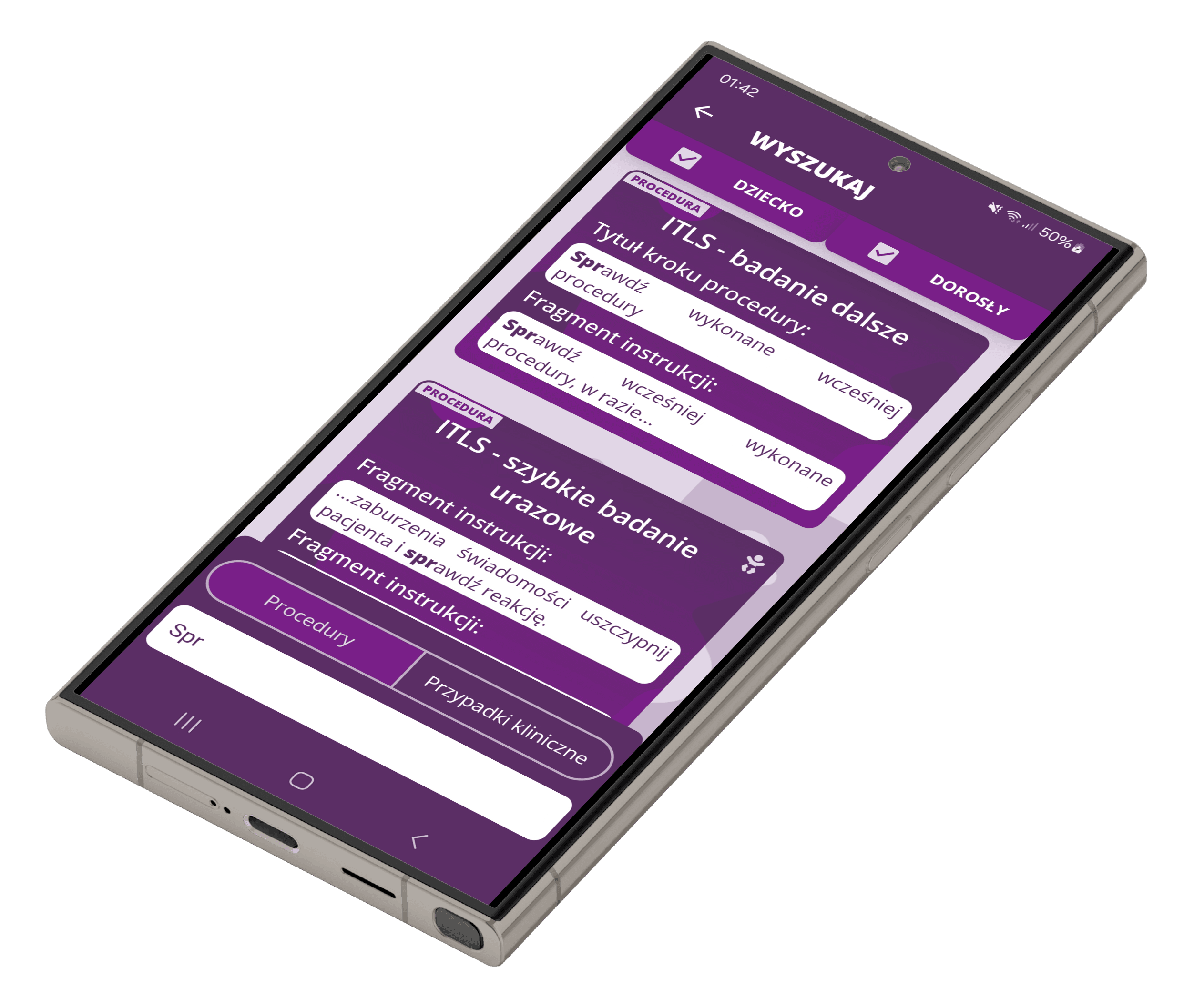 Esculap App - Procedures